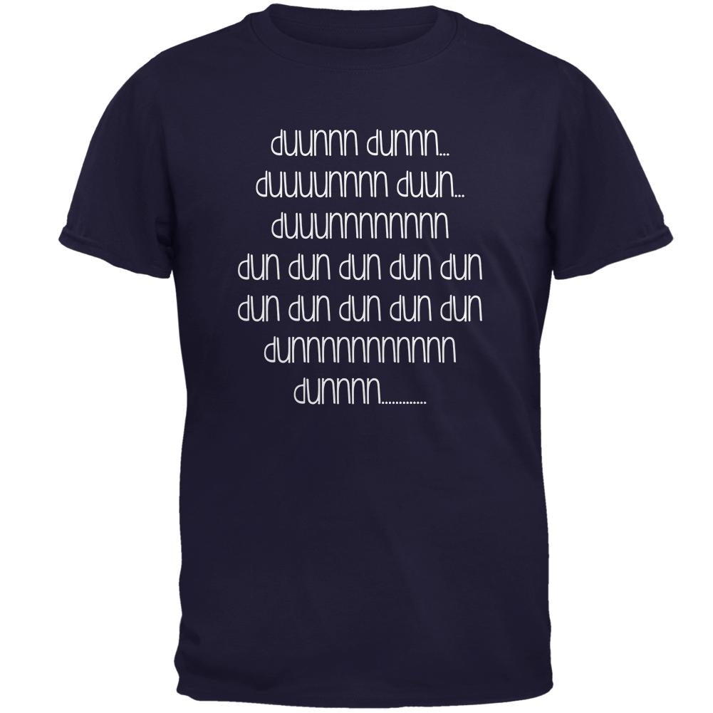 Shark Theme Music Mens T Shirt Men's T-Shirts Old Glory SM Navy