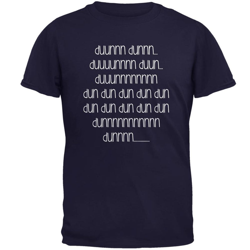 Shark Theme Music Mens T Shirt Men's T-Shirts Old Glory SM Navy