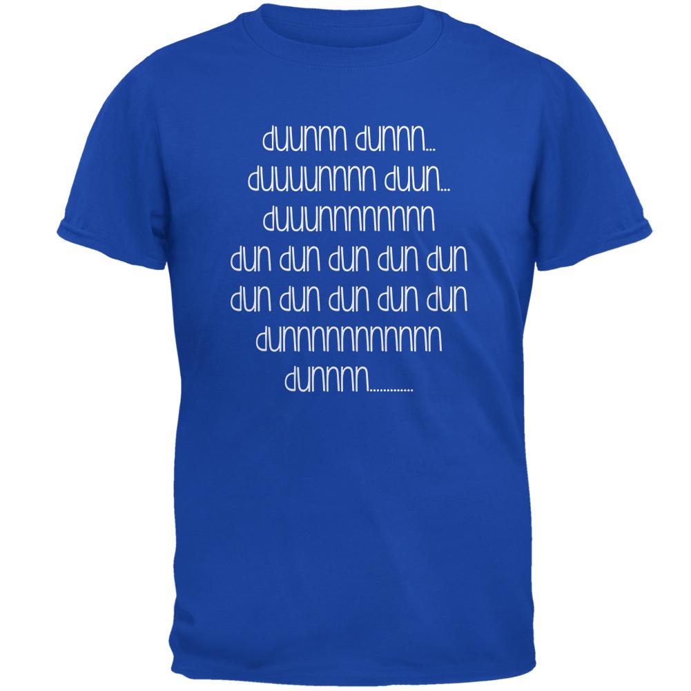 Shark Theme Music Mens Soft T Shirt Men's T-Shirts Old Glory SM Royal