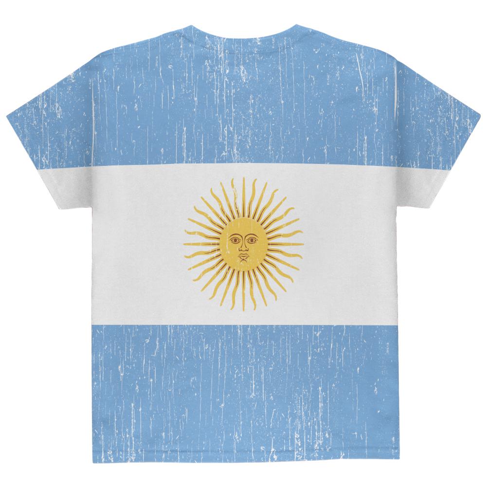 World Cup Argentina Sun All Over Youth T Shirt Youth T-Shirts Old Glory
