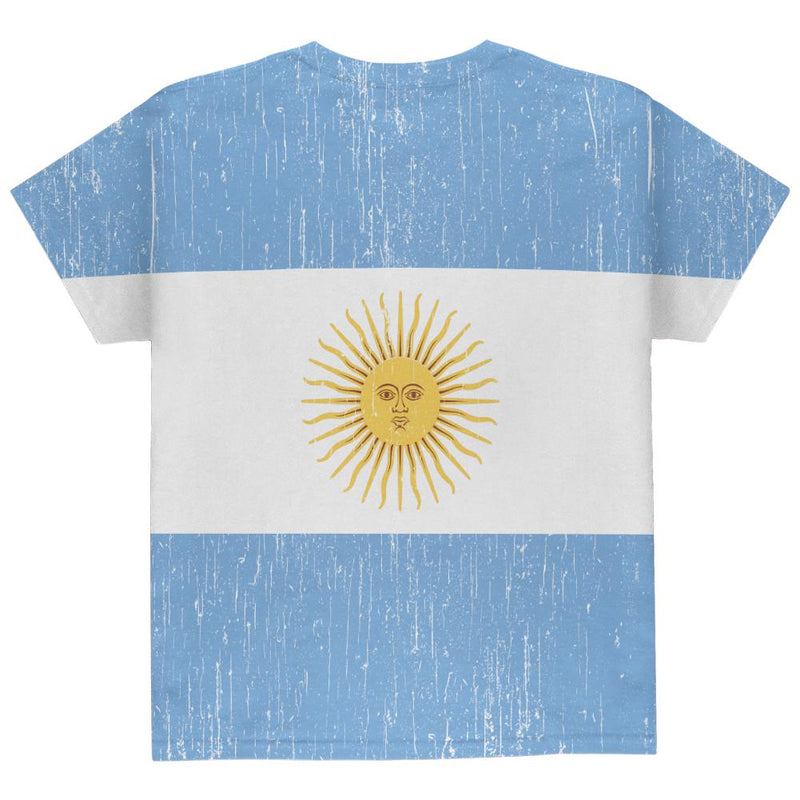 World Cup Argentina Sun All Over Youth T Shirt Youth T-Shirts Old Glory
