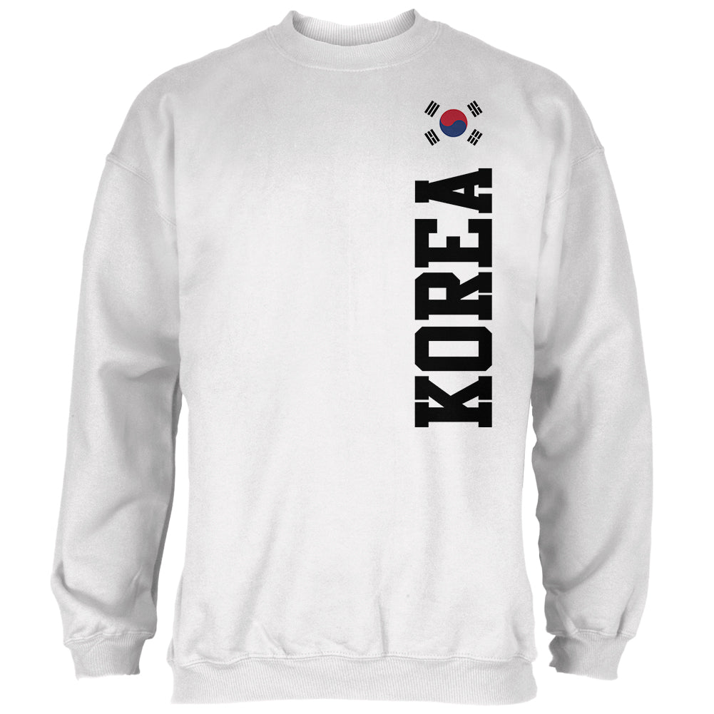 World Cup Korea Mens Sweatshirt Men's Sweatshirts Old Glory 2XL White
