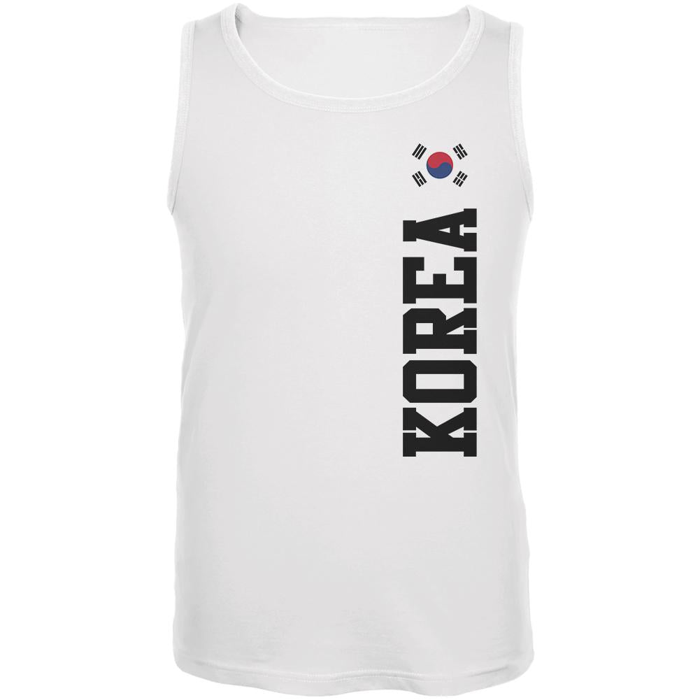 World Cup Korea Mens Tank Top Men's Tank Tops Old Glory 2XL White