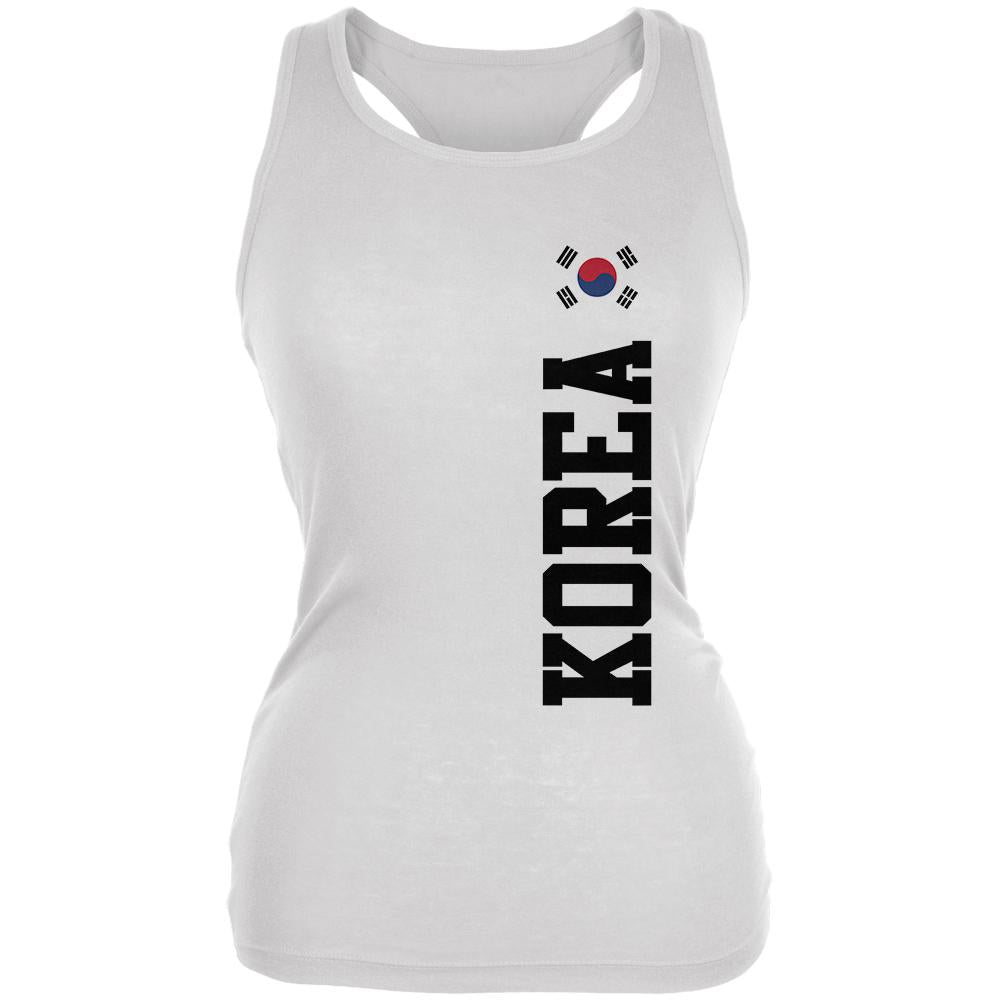 World Cup Korea Juniors Soft Tank Top Juniors Tank Tops Old Glory 2XL White