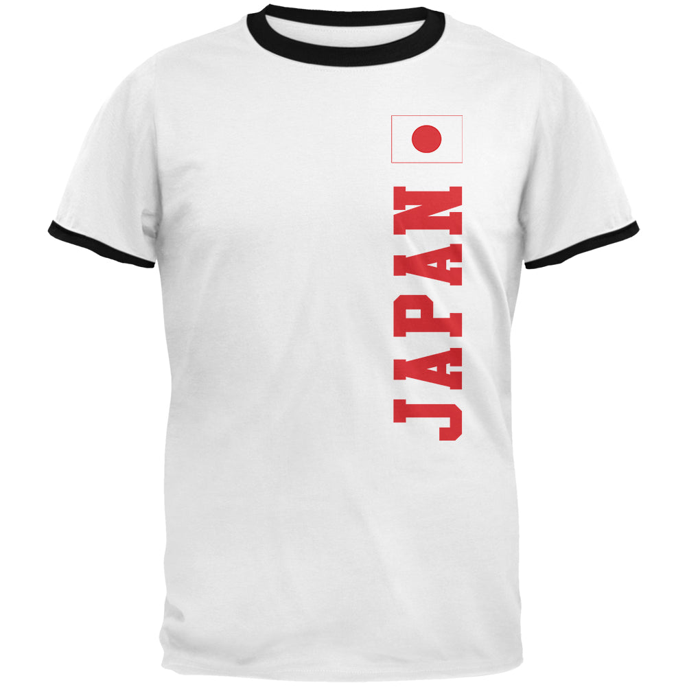 World Cup Japan Mens Ringer T Shirt Men's T-Shirts Old Glory 2XL White-Black