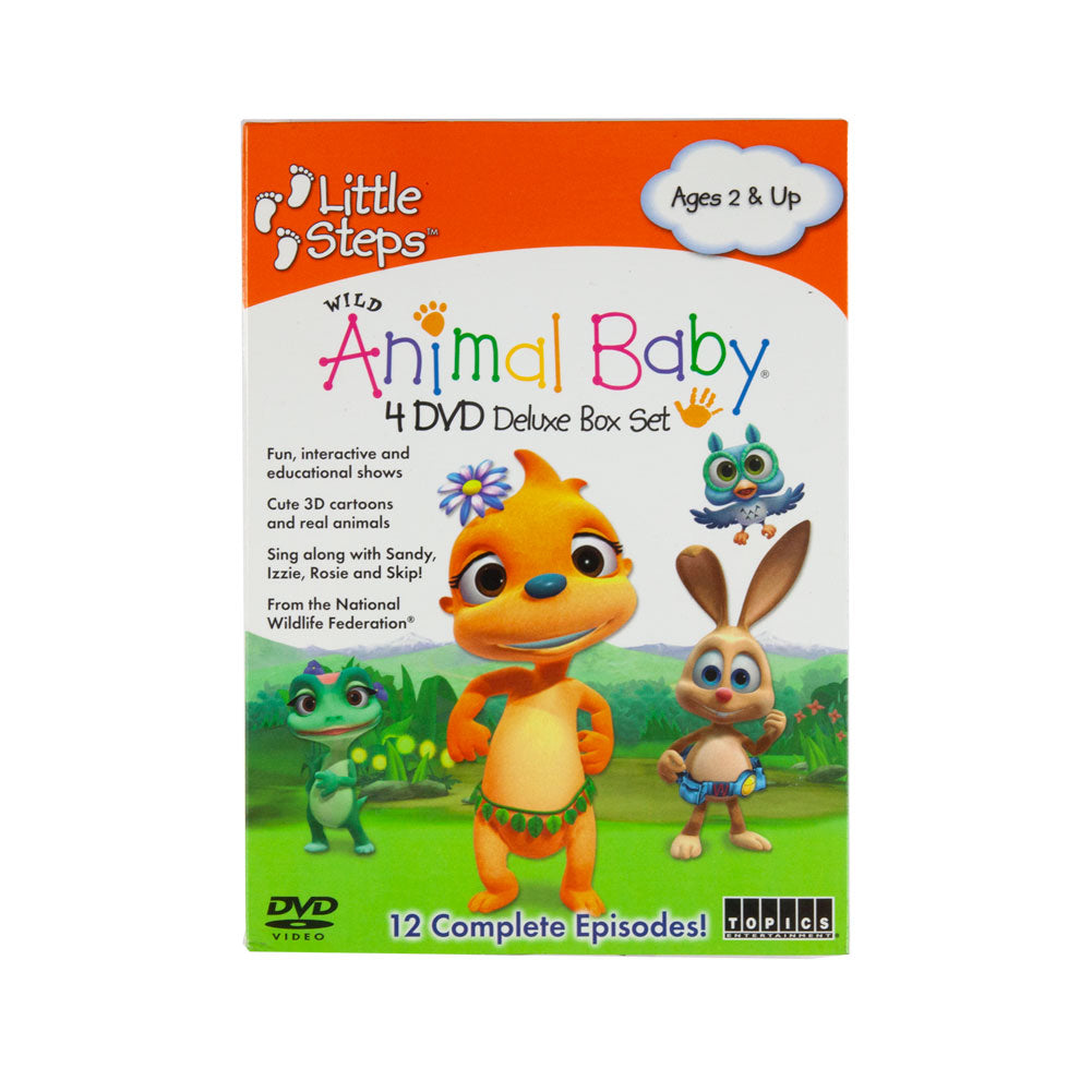 Wild Animal Baby 4-DVD Deluxe Box Set DVDs Animals OS Multi
