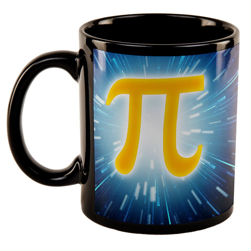 Come to the Math Side We have Pi All Over Black Out Coffee Mug Coffee Mugs Old Glory