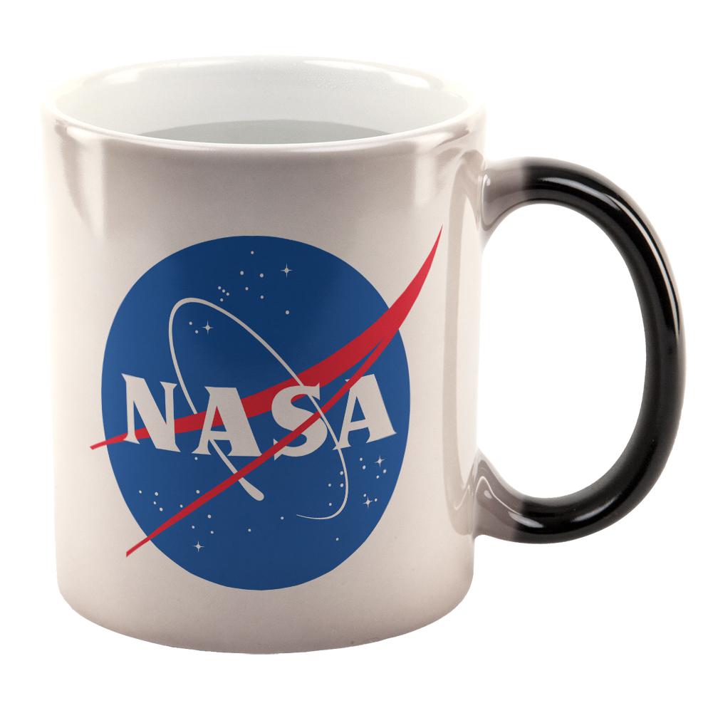 NASA Logo All Over Heat Changing Coffee Mug Coffee Mugs NASA OS Multi