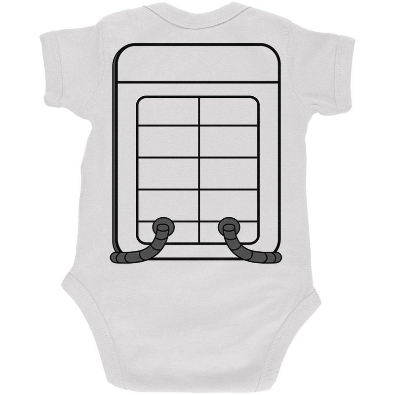 Halloween Astronaut Costume White In Space EVA Suit Soft Baby One Piece Baby One Piece Old Glory