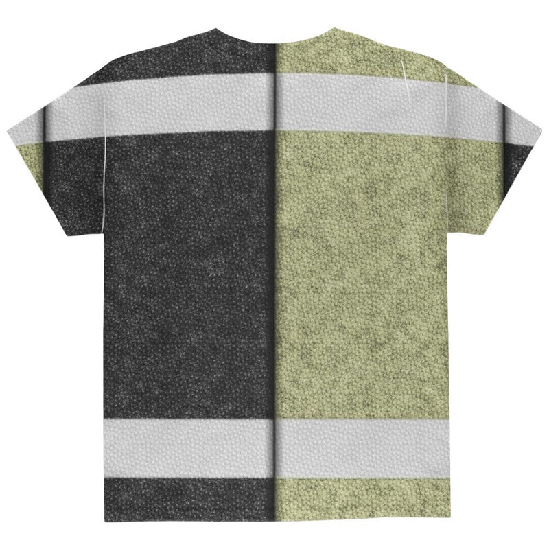 Fantasy Football Team Black and Gold All Over Youth T Shirt Youth T-Shirts Old Glory