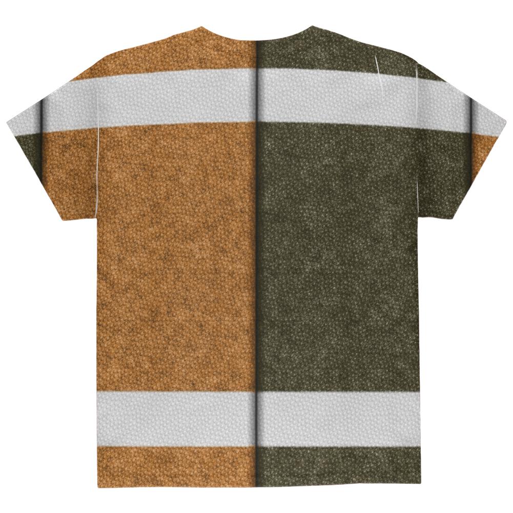 Fantasy Football Team Brown and Rust All Over Youth T Shirt Youth T-Shirts Old Glory