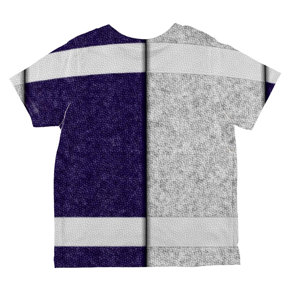 Fantasy Football Team Grey and Navy All Over Toddler T Shirt Toddler T-Shirts Old Glory