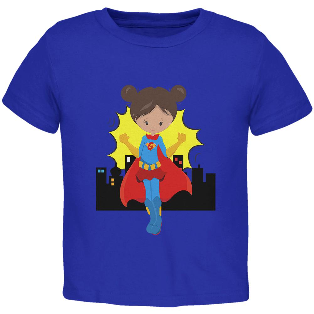 I'm a Girl What's Your Superpower Toddler T Shirt Toddler T-Shirts Old Glory 2T Blue
