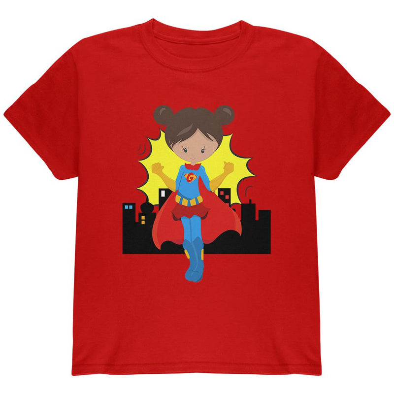 I'm a Girl What's Your Superpower Youth T Shirt Youth T-Shirts Old Glory LG Red