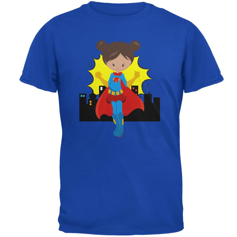 I'm a Mom What's Your Superpower Mens Soft T Shirt Men's T-Shirts Old Glory 2XL Blue