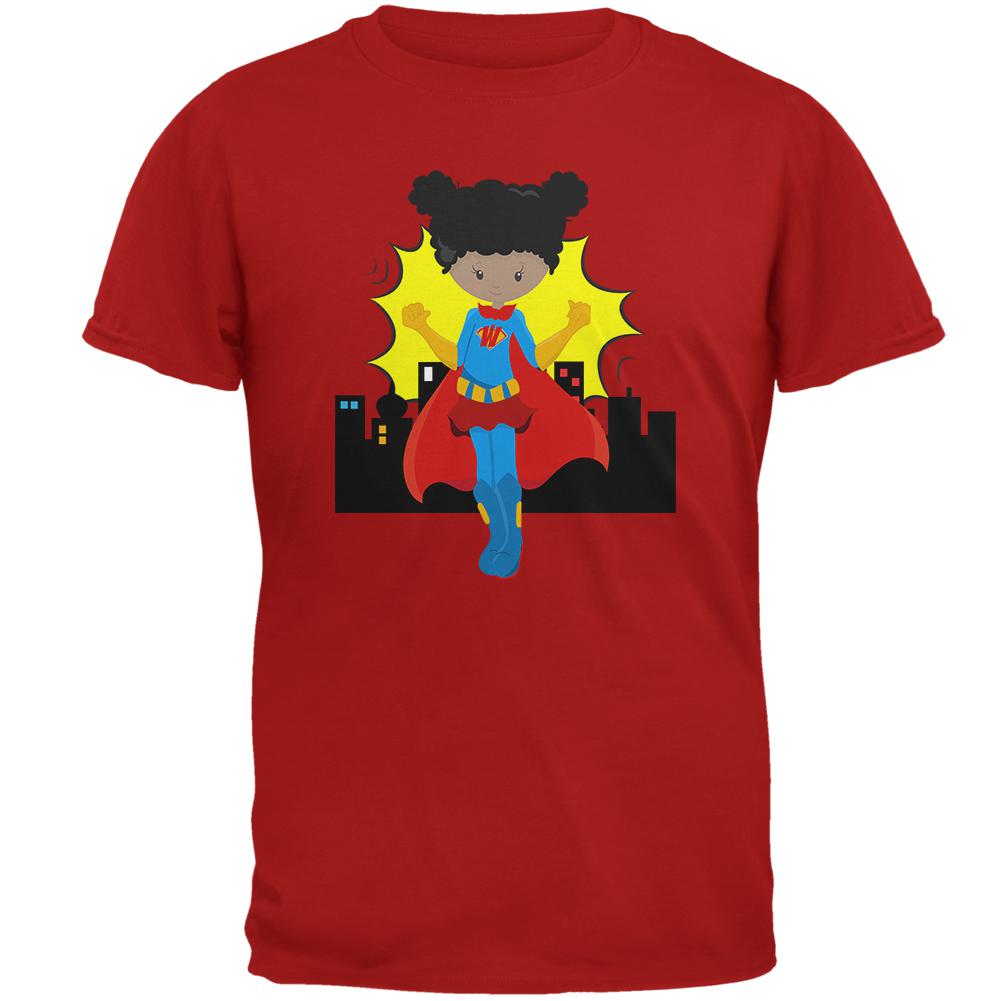 I'm a Woman What's Your Super Power Mens Soft T Shirt Men's T-Shirts Old Glory 2XL Red