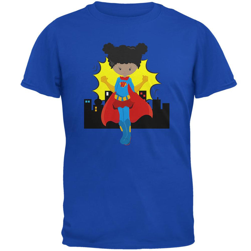 I'm a Woman What's Your Super Power Mens Soft T Shirt Men's T-Shirts Old Glory 2XL Blue