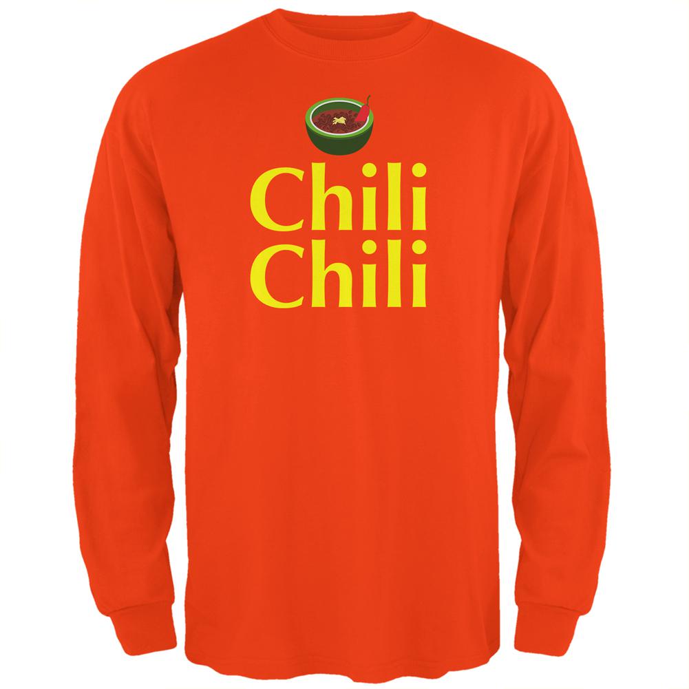 Cinco De Mayo Dilly Dilly Chili Chili Bowl Pepper Mens Long Sleeve T Shirt Men's Long Sleeves Old Glory 2XL Orange