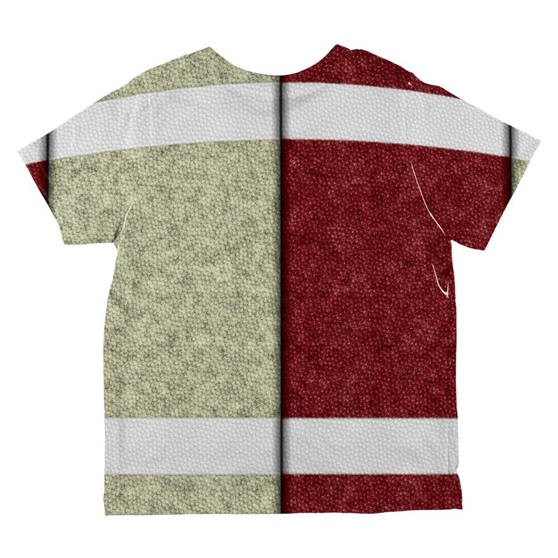 Fantasy Football Team Maroon and Gold All Over Toddler T Shirt Toddler T-Shirts Old Glory