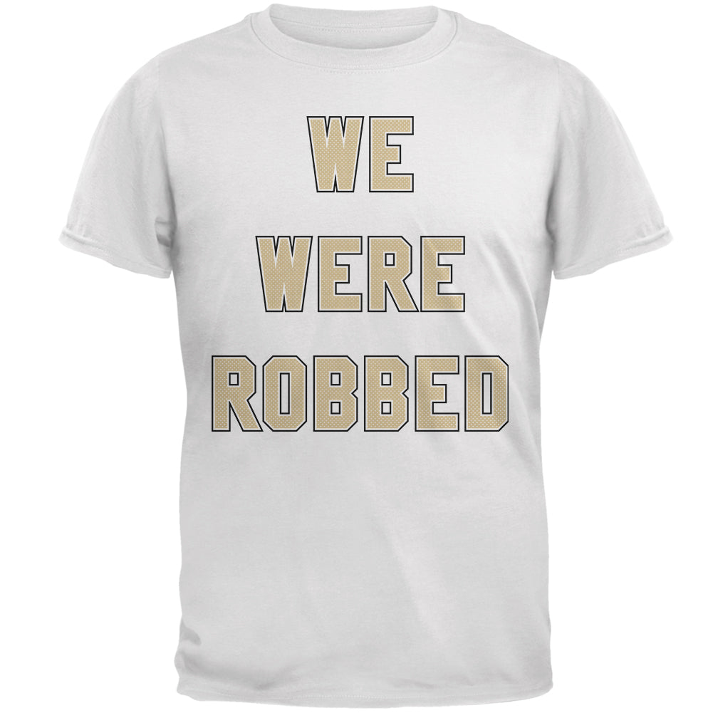 No Call We Were Robbed Mens T Shirt Men's T-Shirts Old Glory 2XL White
