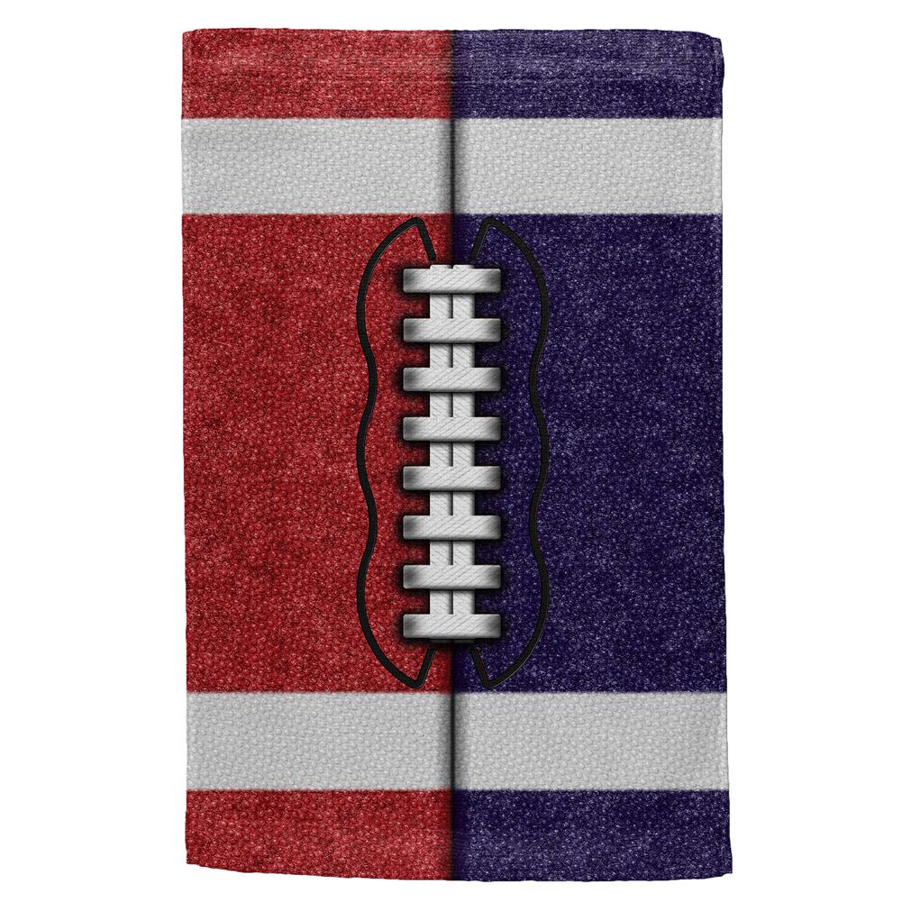 Fantasy Football Team Red and Navy All Over Sport Towel Hand Towel Old Glory OS Multi