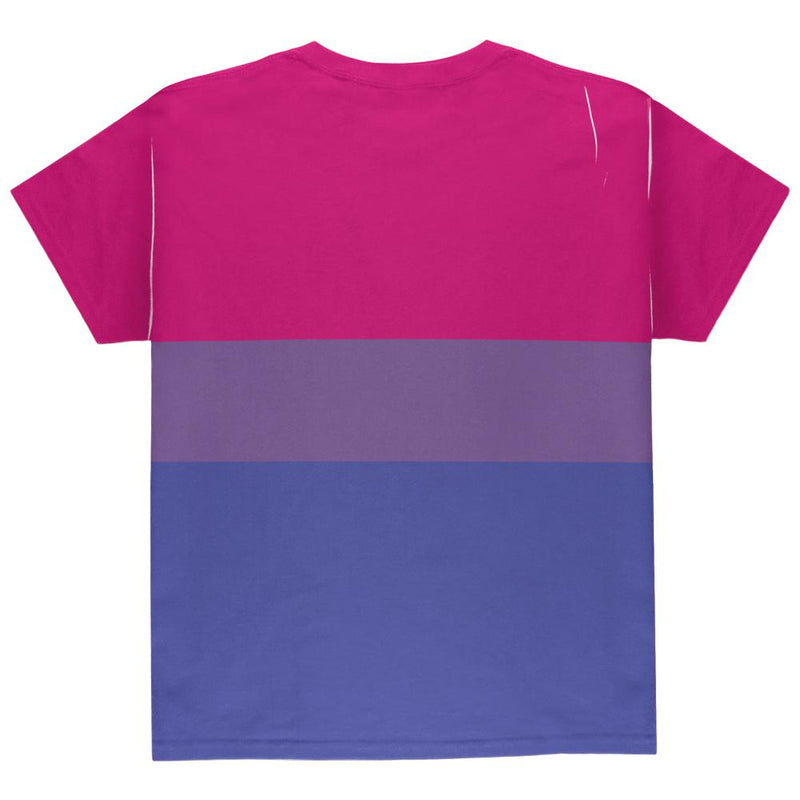 LGBT Bisexual Pride Flag All Over Youth T Shirt Youth T-Shirts Old Glory