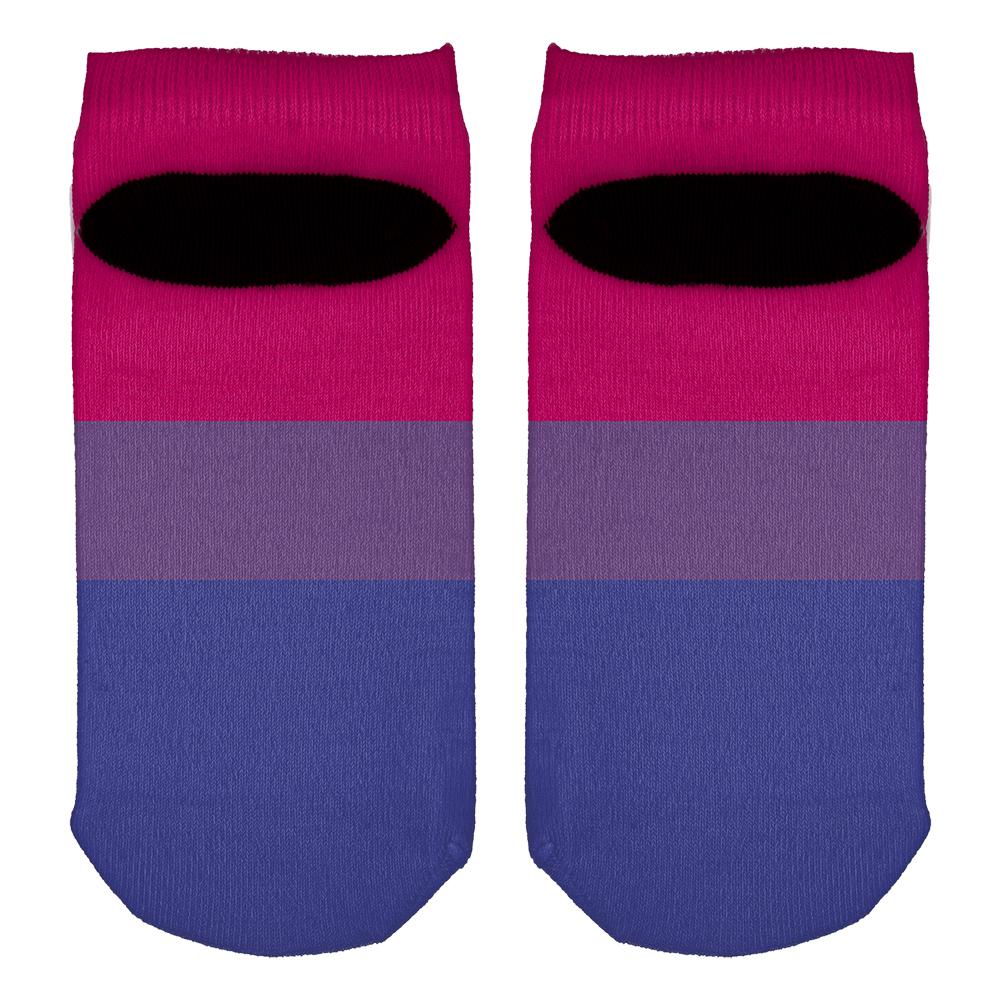 Lgbt Bisexual Pride Flag All Over Adult Ankle Socks Old Glory