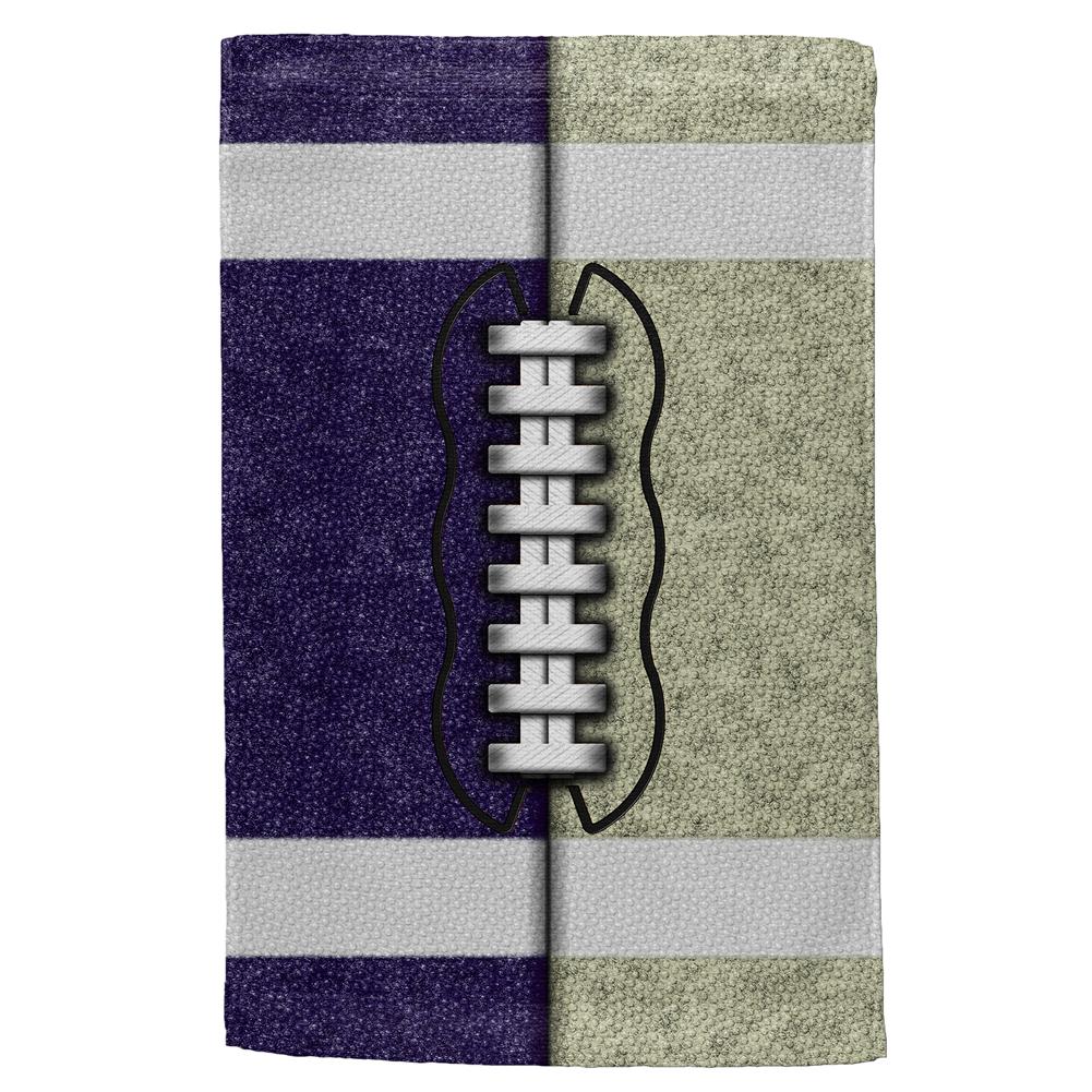 Fantasy Football Team Navy and Gold All Over Sport Towel Hand Towel Old Glory OS Multi