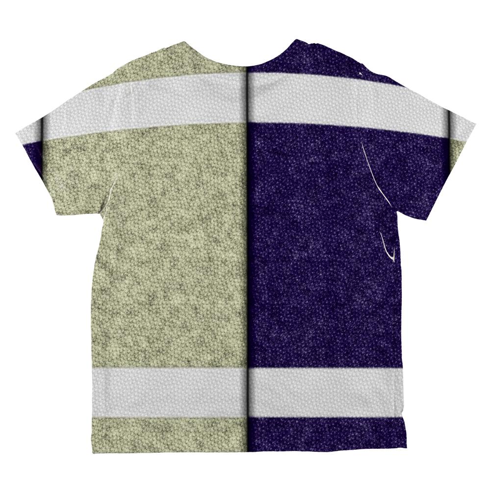 Fantasy Football Team Navy and Gold All Over Toddler T Shirt Toddler T-Shirts Old Glory