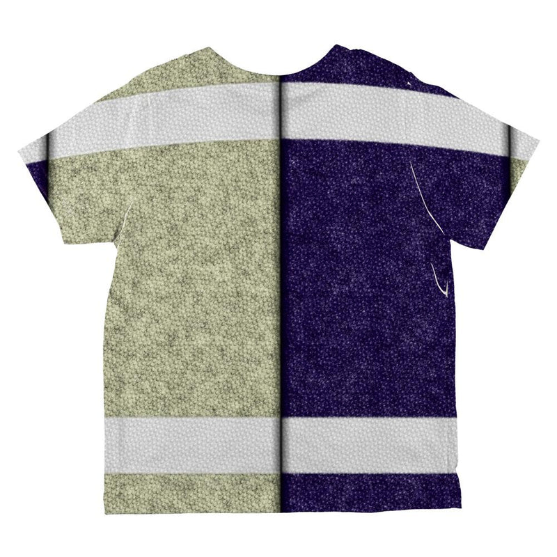 Fantasy Football Team Navy and Gold All Over Toddler T Shirt Toddler T-Shirts Old Glory