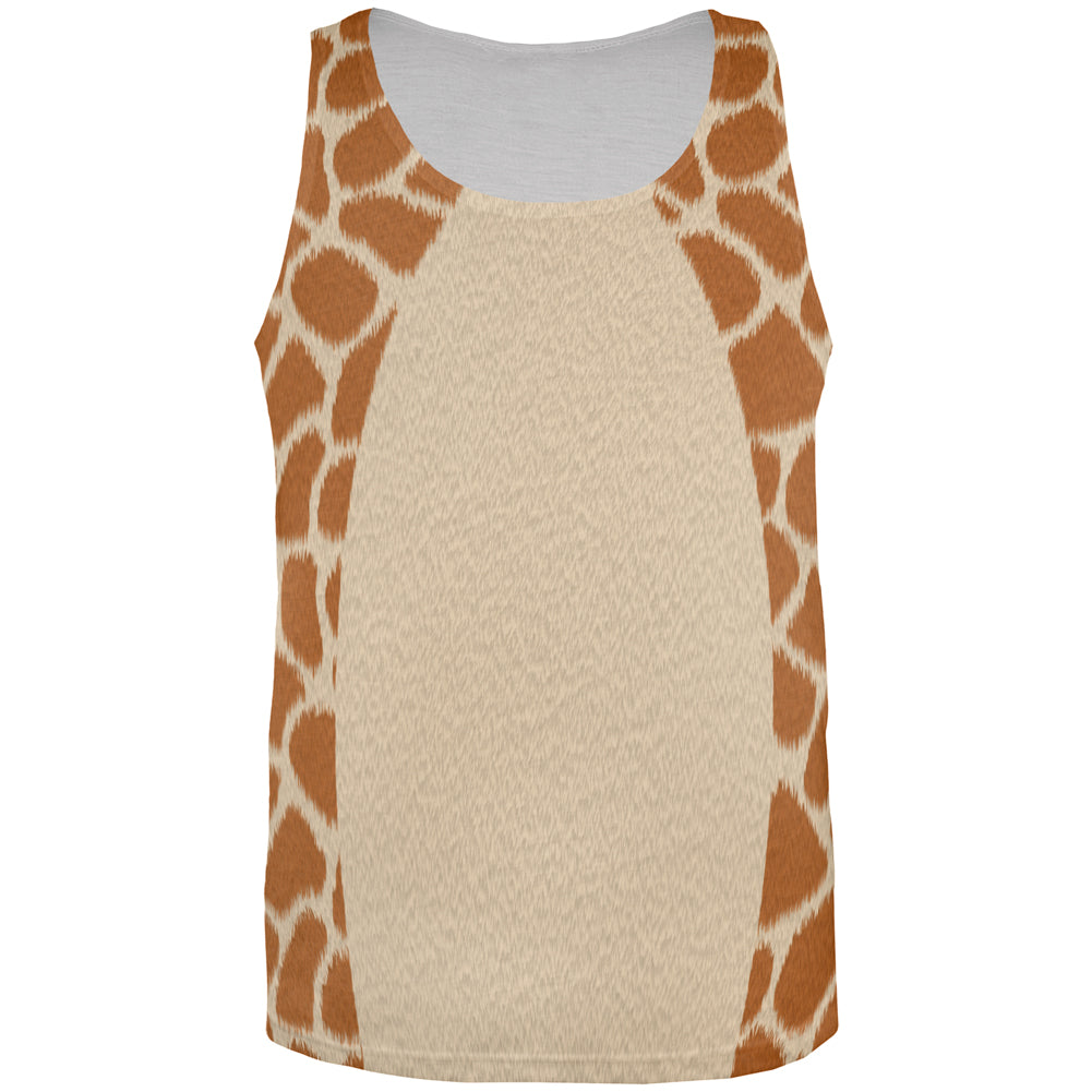 Halloween Giraffe Costume All Over Mens Tank Top Men's Tank Tops Old Glory 2XL Multicolor