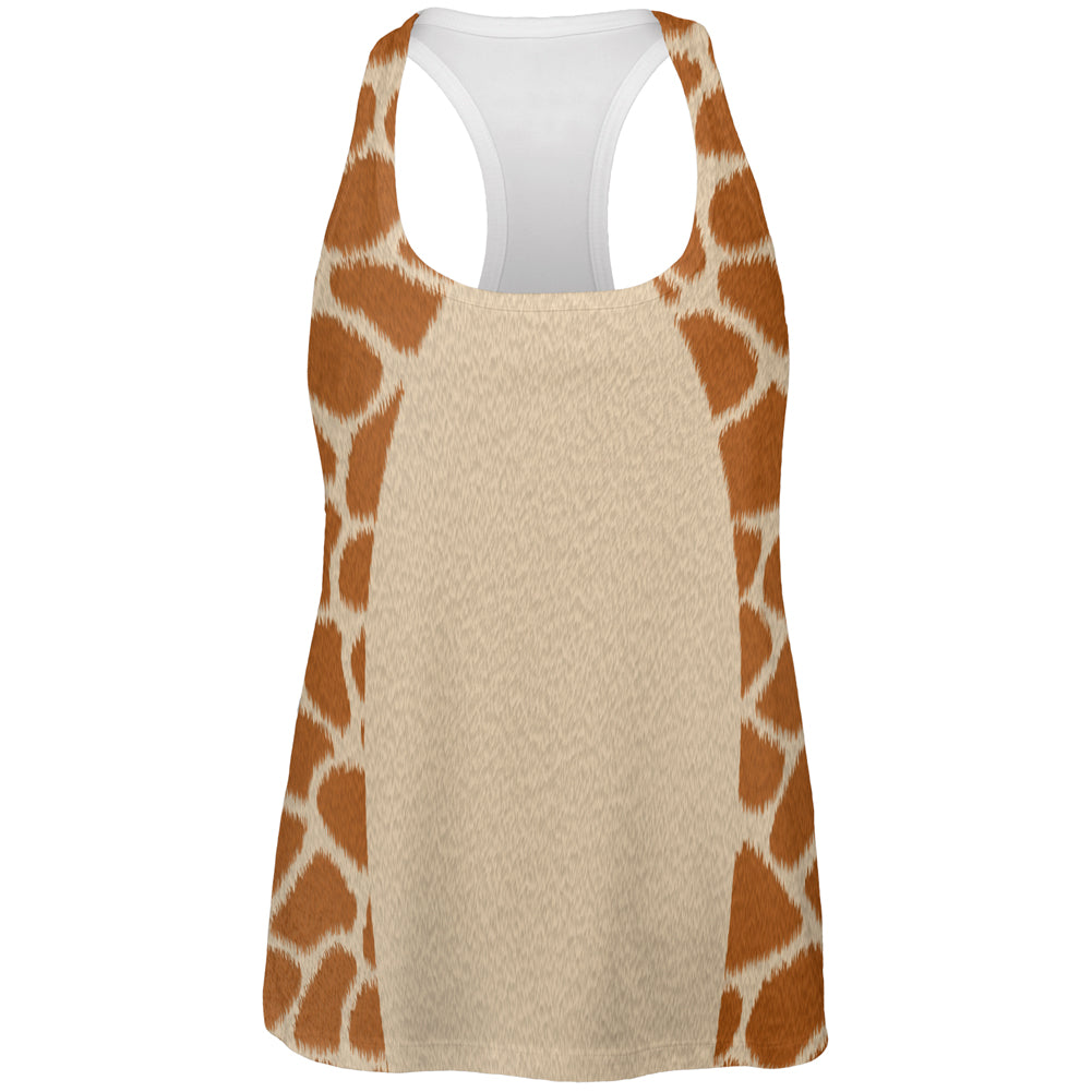 Halloween Giraffe Costume All Over Womens Work Out Tank Top Women's Tank Tops Old Glory 2XL Multicolor