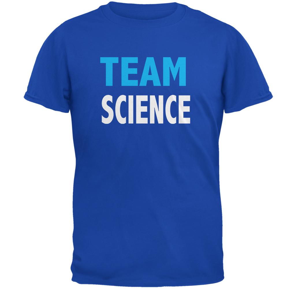 Team Science Mens Soft T Shirt Men's T-Shirts Old Glory 2XL Blue