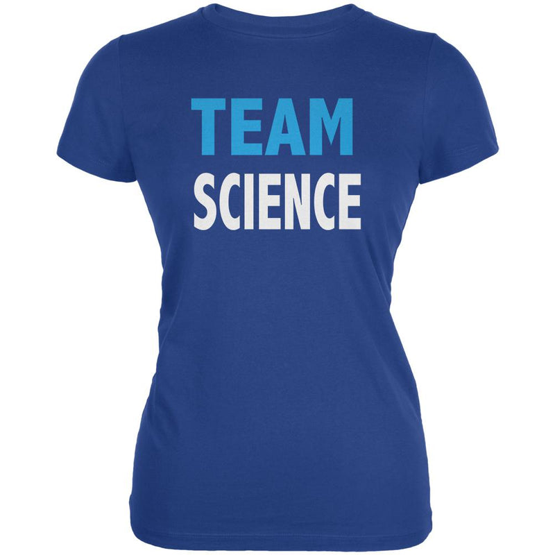 Team Science Juniors Soft T Shirt Juniors T-Shirts Old Glory 2XL Blue