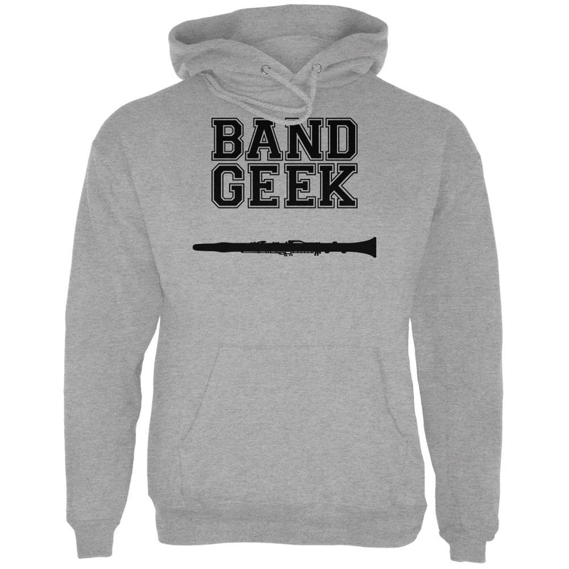 Band Geek Clarinet Mens Hoodie Men's Hoodies Old Glory SM Grey
