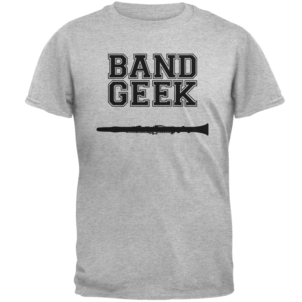 Band Geek Clarinet Mens T Shirt Men's T-Shirts Old Glory 2XL Heather