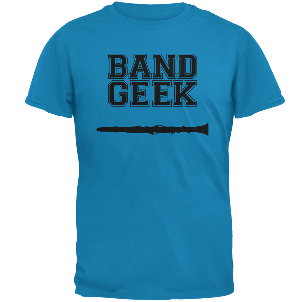 Band Geek Clarinet Mens T Shirt Men's T-Shirts Old Glory 2XL Sapphire
