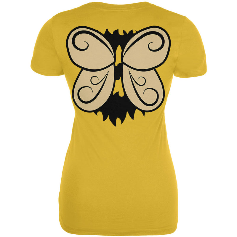Halloween Bumble Bee Costume Cute Juniors Soft T Shirt Juniors T-Shirts Old Glory