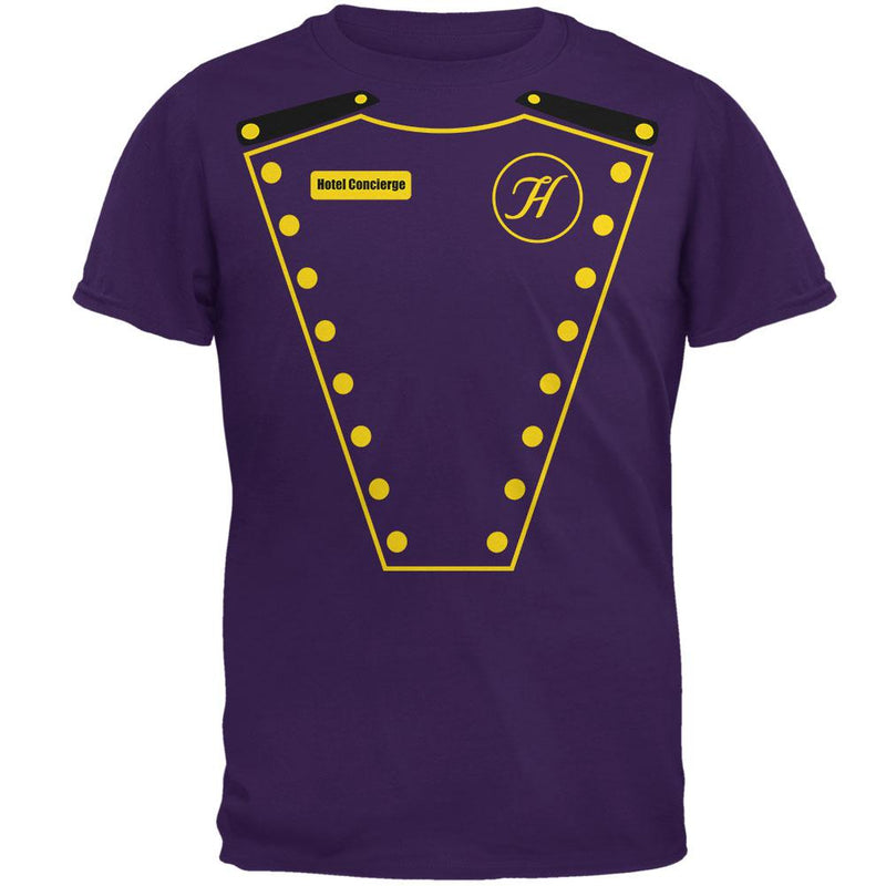 Halloween Hotel Concierge Costume Mens T Shirt Men's T-Shirts Old Glory 2XL Purple