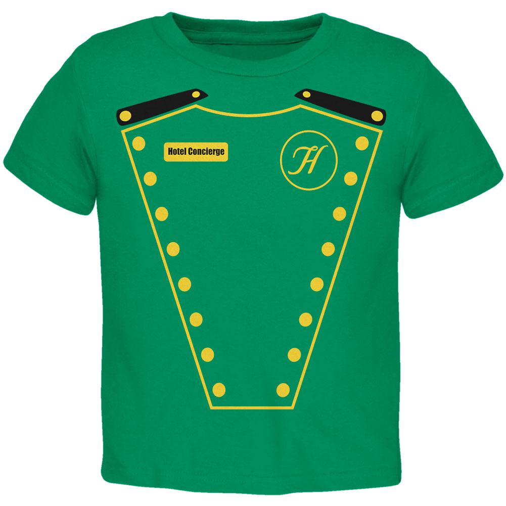 Halloween Hotel Concierge Costume Toddler T Shirt Toddler T-Shirts Old Glory 2T Green