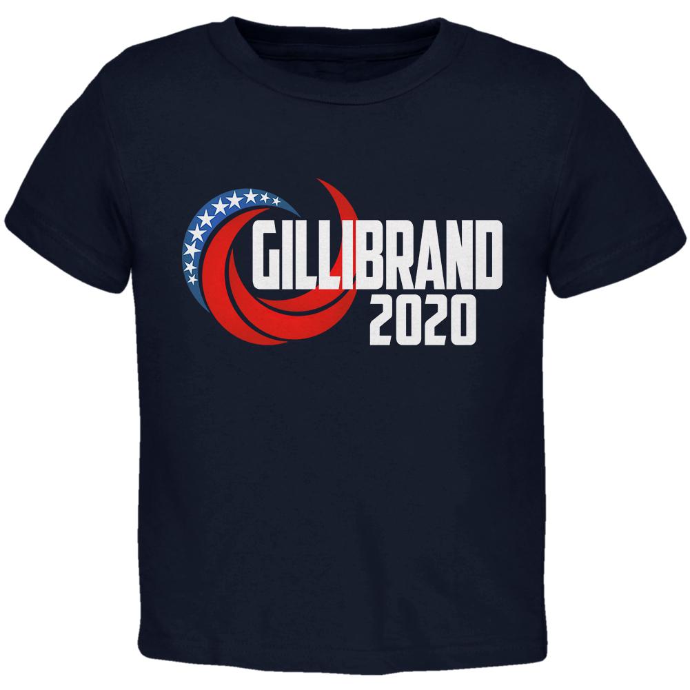 Presidential Election 2020 Kirsten Gillibrand Swoosh Toddler T Shirt Toddler T-Shirts Old Glory 2T Navy