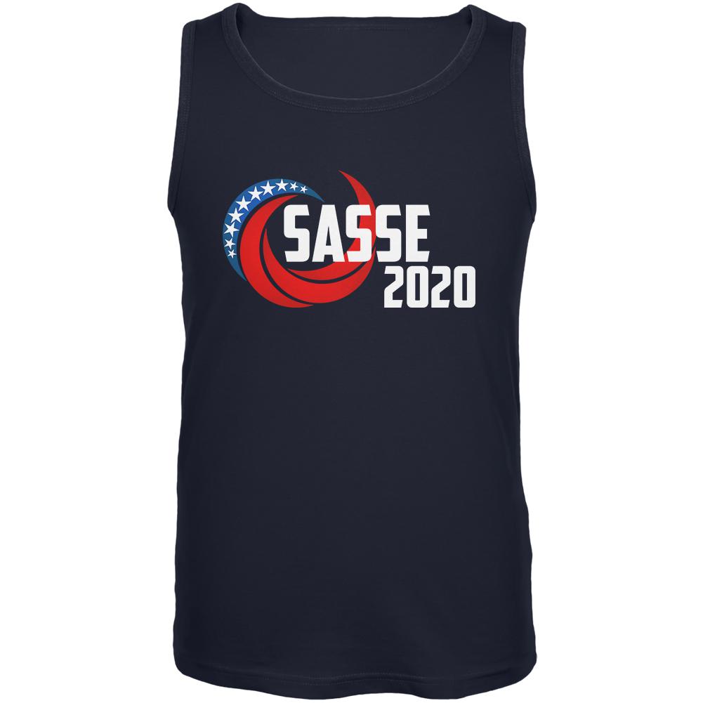 Presidential Election 2020 Ben Sasse Swoosh Mens Tank Top Men's Tank Tops Old Glory 2XL Navy