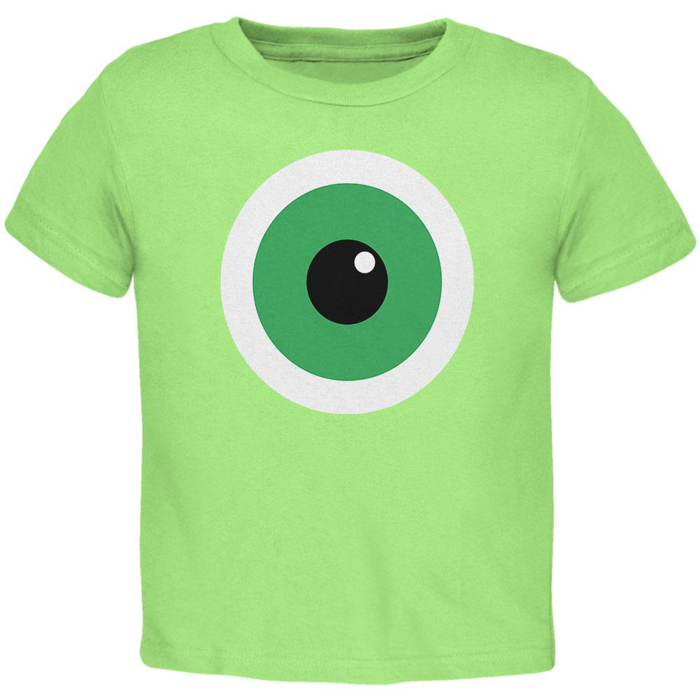 Monster Cyclops Eye Costume Toddler T Shirt Toddler T-Shirts Old Glory 2T Green