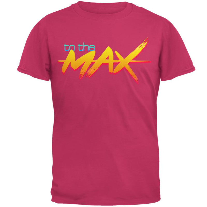 80's Flashback To The Max Mens T Shirt Men's T-Shirts Old Glory 2XL Pink
