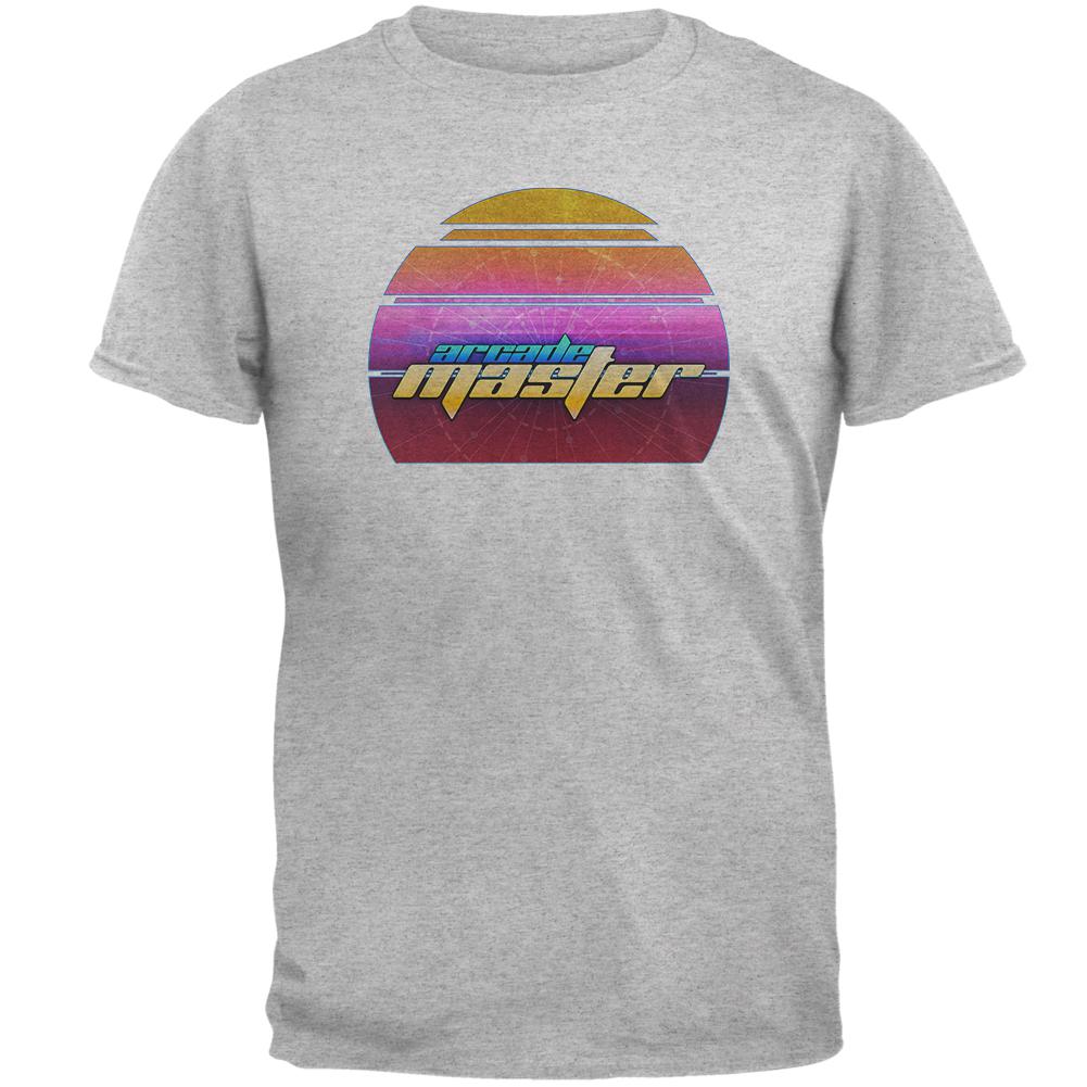 80's Flashback Arcade Master Mens T Shirt Men's T-Shirts Old Glory 2XL Grey