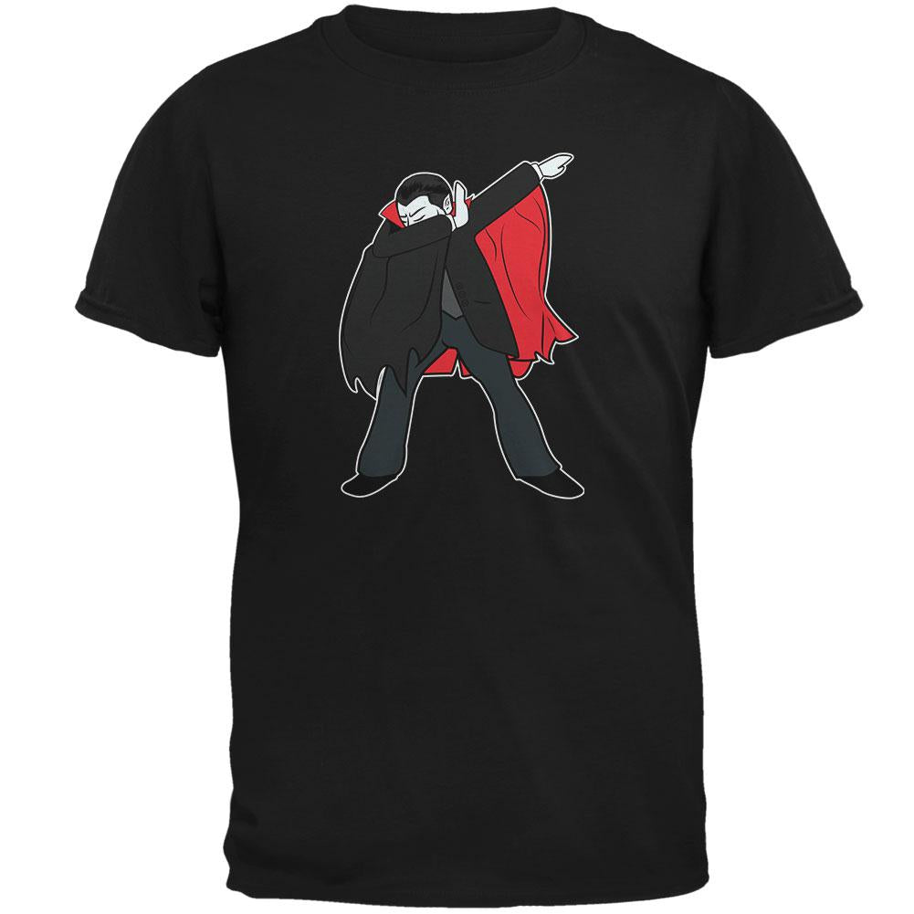 Halloween Dabbing Dracula Vampire Mens T Shirt Men's T-Shirts Old Glory 2XL Black