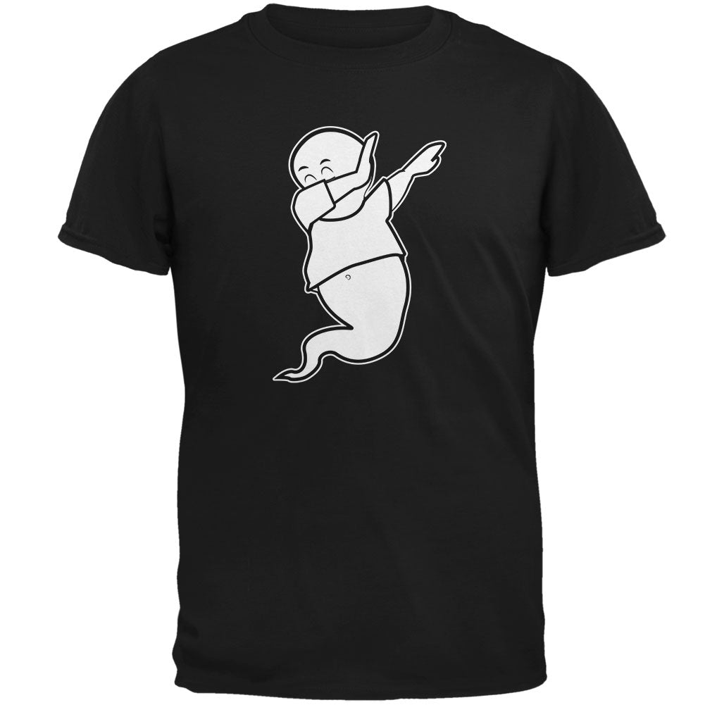 Halloween Dabbing Ghost Mens T Shirt Men's T-Shirts Old Glory 2XL Black