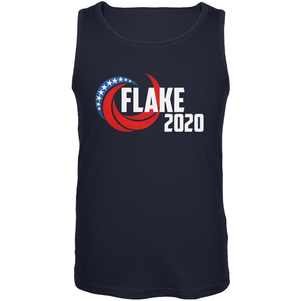 Presidential Election 2020 Jeff Flake Swoosh Mens Tank Top Men's Tank Tops Old Glory 2XL Navy