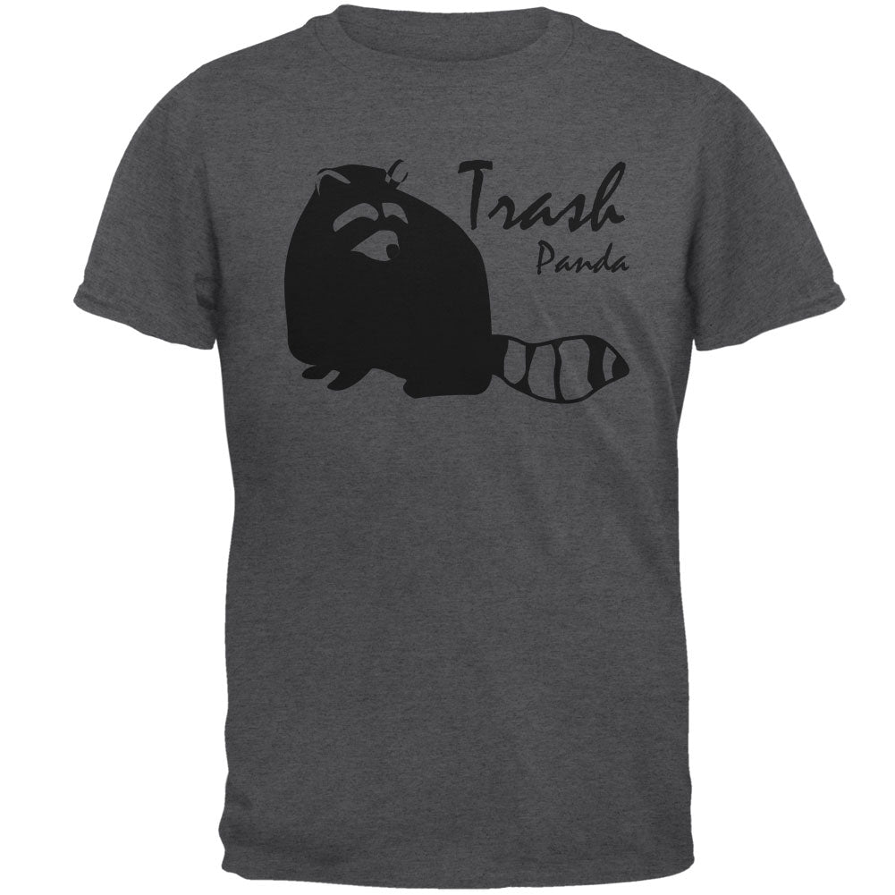 Raccoon Trash Panda Silhouette Mens T Shirt Men's T-Shirts Old Glory 2XL Grey