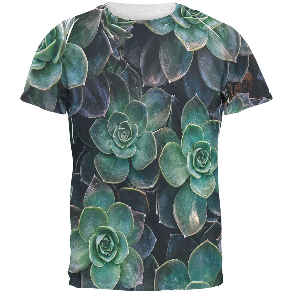 Halloween Succulent Costume Nature All Over Mens T Shirt Men's T-Shirts Old Glory 2XL Multi